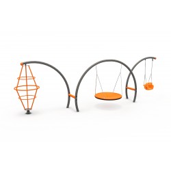 85 OE Dönenceli İkili Arc Salıncak